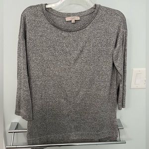 Small grey tunic sweater from Loft